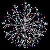 Holiday Bright Lights LED 24" Indoor/Outdoor 3D Connectable Twinkling Shimmering Sphere - Silver/Multi