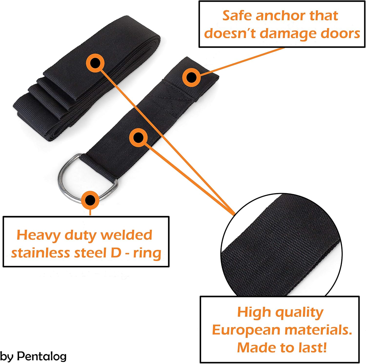 The Main Dancer - Stretch Band - to Improve Leg Stretching - Perfect Home Equipment for Ballet, Dance and Gymnastic Exercise - Excellent Gift for Your Friends and Loved Ones - Made in Europe : Sports & Outdoors