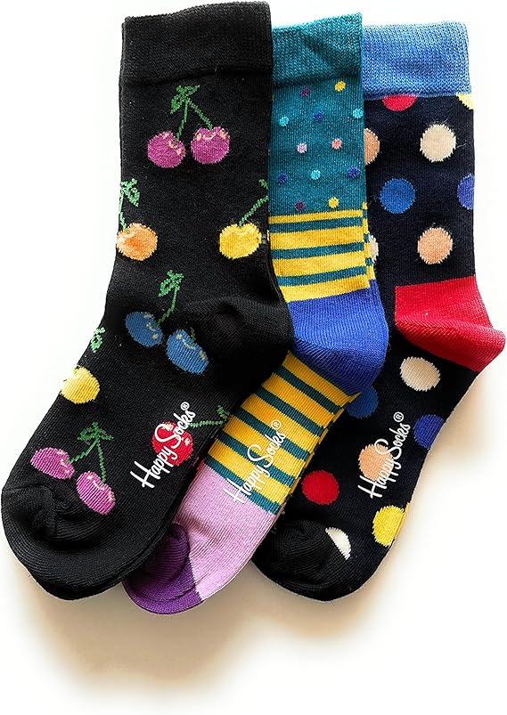 Happy Socks Colourful Cotton Socks with Various Colourful Patterns