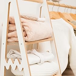 Montessori Teepee Style Clothing Rack Furniture for
