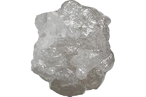 LUKHIDIAMOND Natural Loose Diamonds Raw Rough Silver Gray I3 Clarity 1 Pcs 1.50+ Carat Q96
