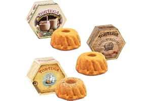 Tortuga Caribbean Eggnog Bourbon & Kentucky Bourbon Cake – Ultimate Holiday Bundle (3-Pack, 4oz) - Decadent Collection of Festive Flavors for Christmas