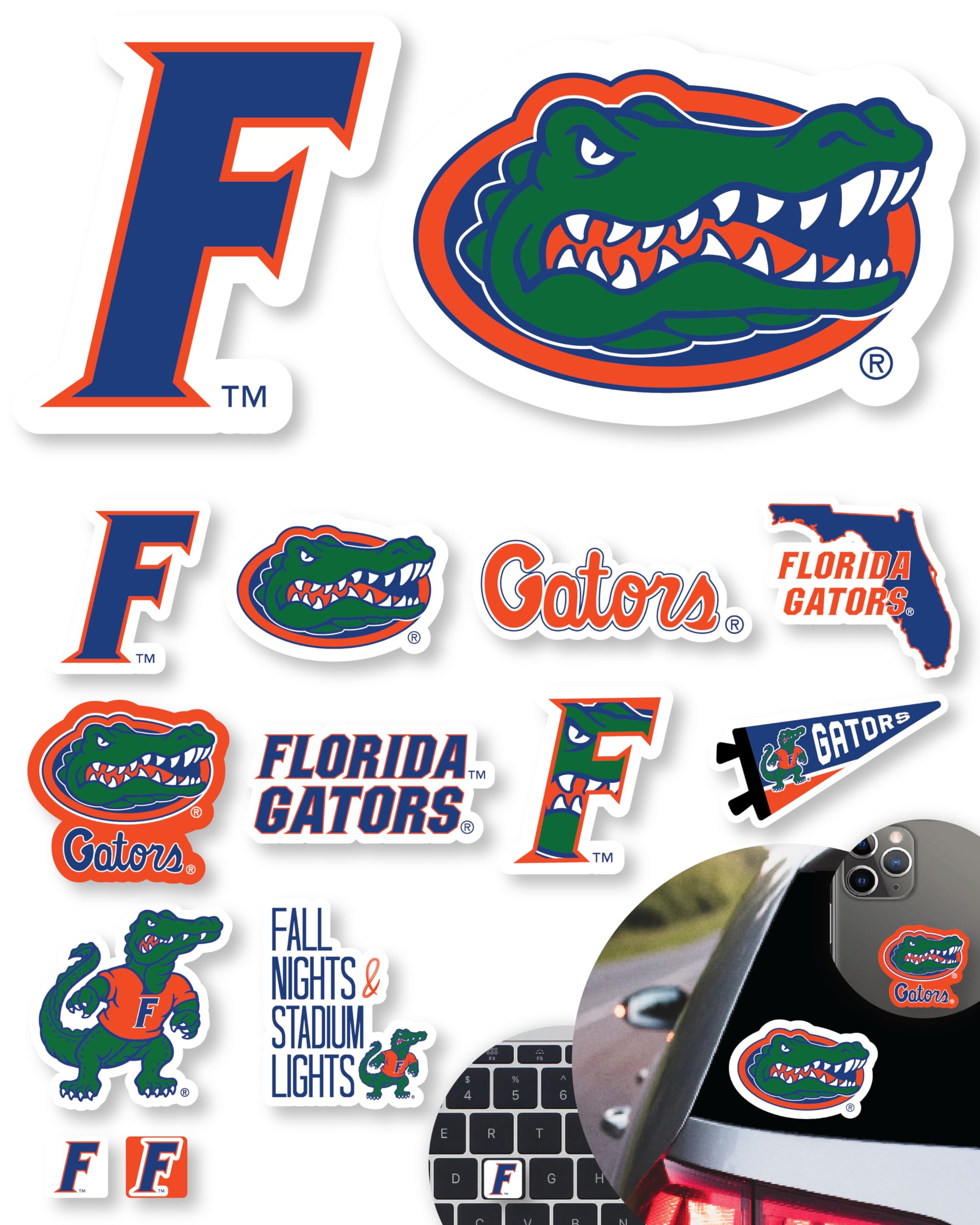 UF Stickers for Gift, Car, Water