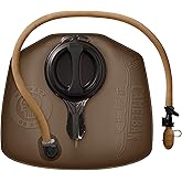 CamelBak Mil-Spec Crux 100 oz/3L Lumbar Reservoir - Tactical Hydration Bladder - Faster Water Flow Rate - Leak-Proof Water Bladder - Ergonomic Shape - Big Bite Valve - BPA-Free, Brown