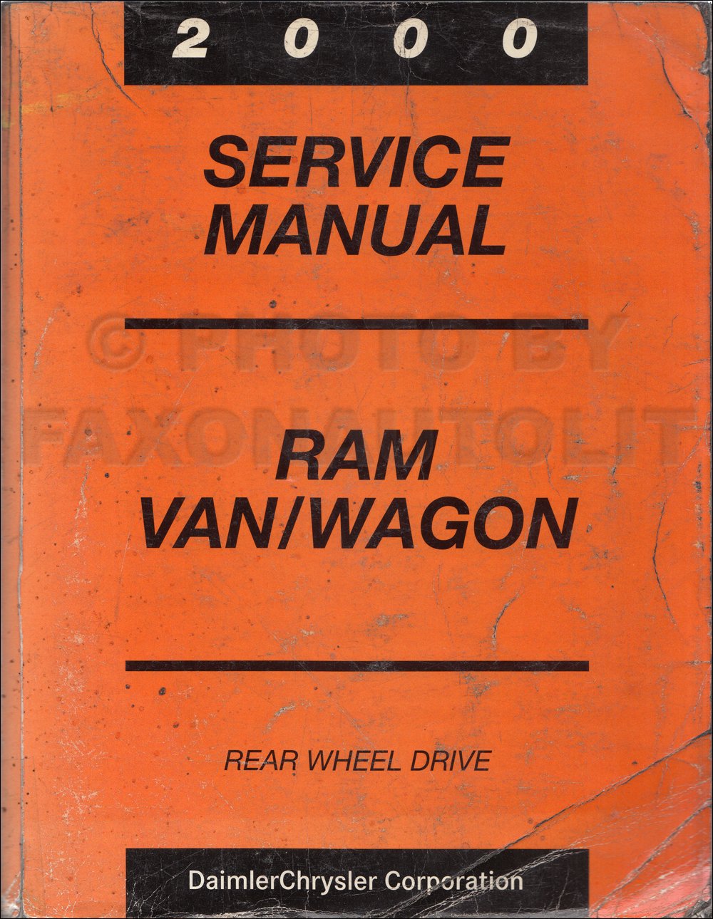2000 Dodge Ram Van & Wagon Repair Shop Manual Original B1500-B3500  Paperback – 2000