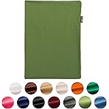 Emoor 100% Cotton Cover Full for Traditional Japanese Floor Futon, Anti-Bacterial & Mite-Resistant & Odor-Resistant, Olive Made in JAPAN