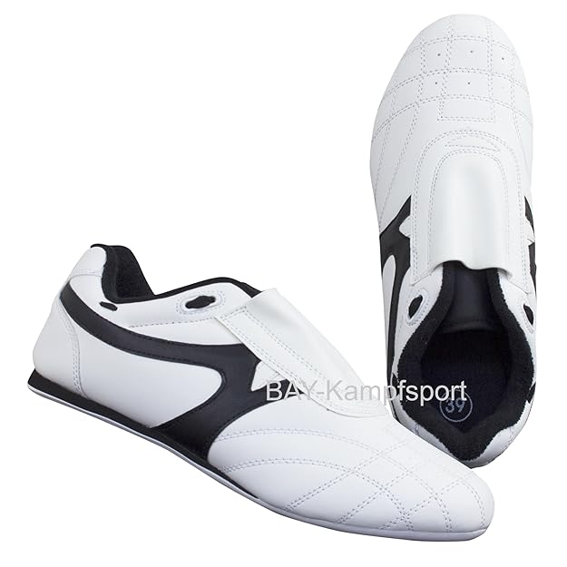 BAY® Budo-Max Schuhe Kampfsport Weiß TKD Trainingsschuhe Kampfsportschuhe