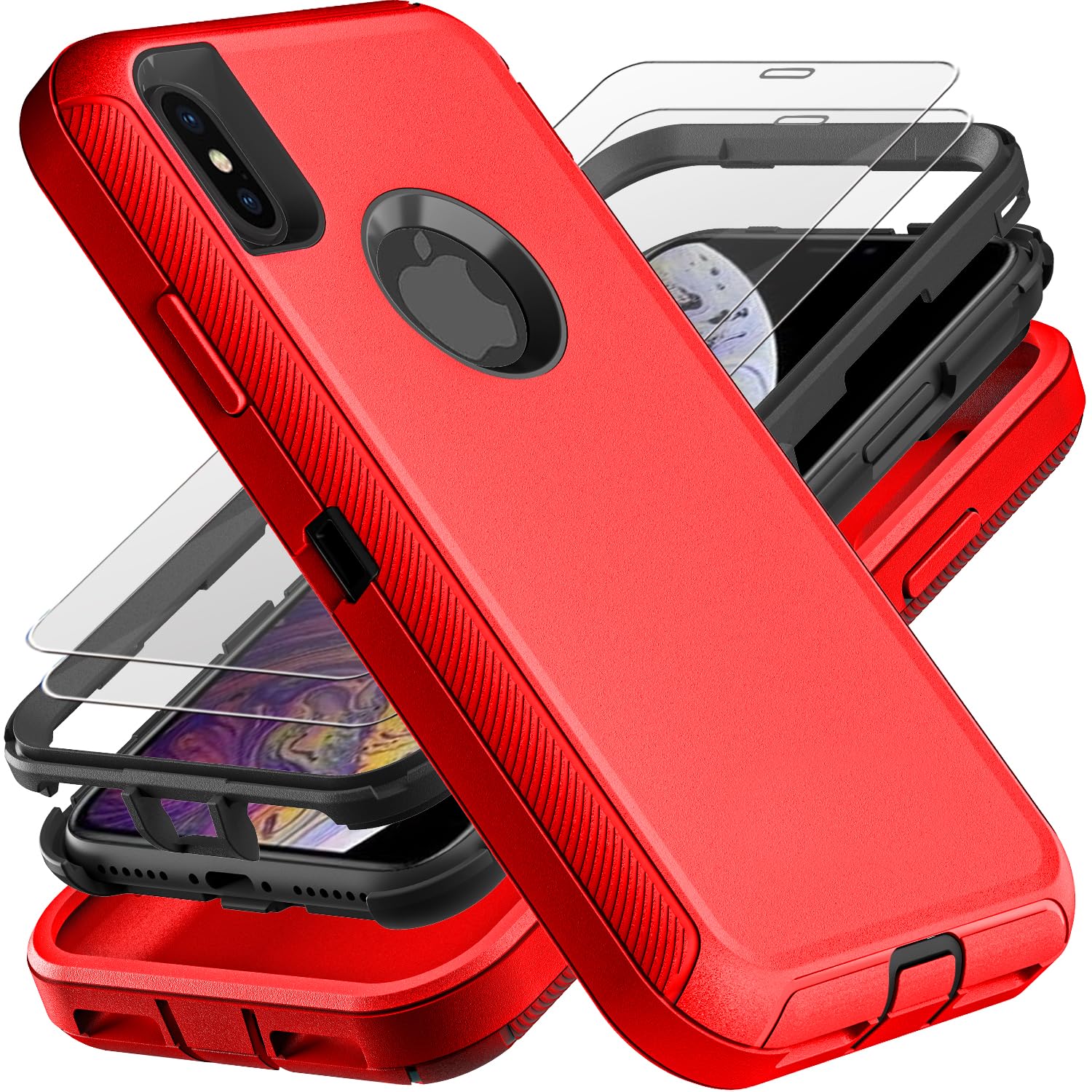 YKHJKLEC for iPhone Xs Max Case, Military Grade 3