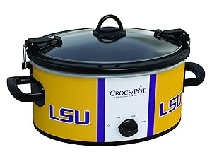 Crock-Pot Louisiana State Tigers Collegiate 6-Quart Cook & Carry Slow Cooker