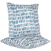 Rsyuanyi Outdoor Throw Pillows Waterproof Set of 2 Patio Pillows 18×18 Inch Decorative Pillows for Bed, Couch, Sofa and Patio Furniture