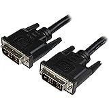 StarTech.com 6 ft DVI-D Single Link Cable - Male to Male DVI-D Digital Video Monitor Cable - DVI-D M/M - Black 6 Feet - 1920x1200