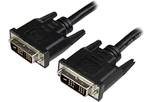 StarTech.com 6 ft DVI-D Single Link Cable - Male to Male DVI-D Digital Video Monitor Cable - DVI-D M/M - Black 6 Feet - 1920x