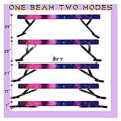FC FUNCHEER Adjustable balane Beam for Kids - 8FT