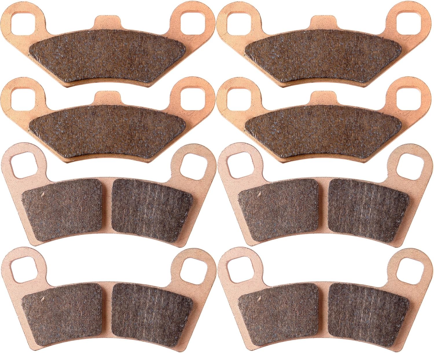 ECCPP FA159 Brake Pads Front and Rear Sintered Replacement