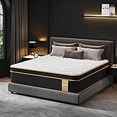 LETMOON California King Mattress, 12 Inch Gel Memory Foam Hybrid Mattress Cal King Size Bed in a Box, Pressure & Pain Relief, Medium Firm, Individual Pocket Spring, Edge Support, CertiPUR-US