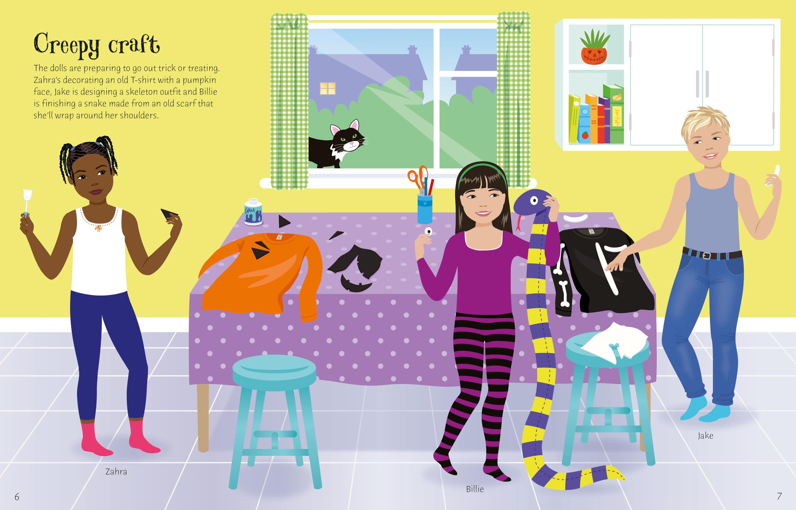 Sticker Dolly Dressing Trick or treat: A Whimsical Sticker Book for Halloween with Dress-Up Dolls and Fun Scenes, Create Your Own Trick or Treat Outfits! Jun 25, 2024