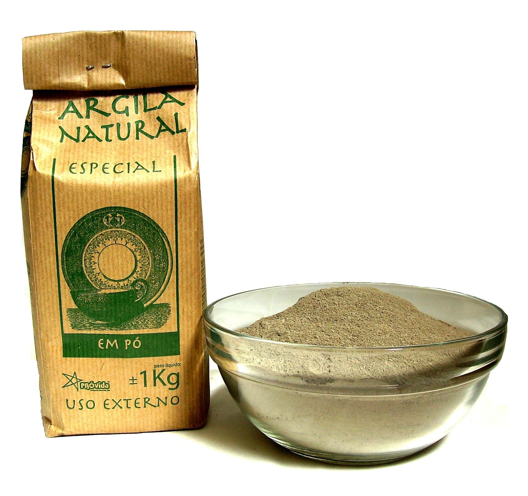 Provida Organic French Green Clay Fine Powder, 1 Kg (Green), Art Supplies - Sculpting Material for Modeling