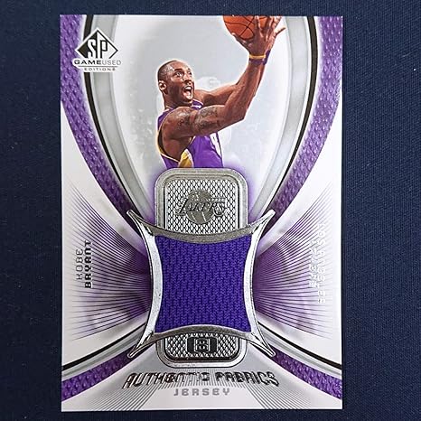 kobe game used jersey