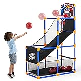 JOYIN Arcade Basketball Game Set with 4 Balls and