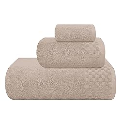 MyOwn Ultra Soft 3 Pack Cotton Towel Set, Contains