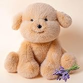 Gudisi Microwavable & Weighted Dog Stuffed Animals for Warmth & Comfort, Heatable Lavender Scented Cute Soft Plushie Toy Gift for Boys, Girls,Kids & Adults