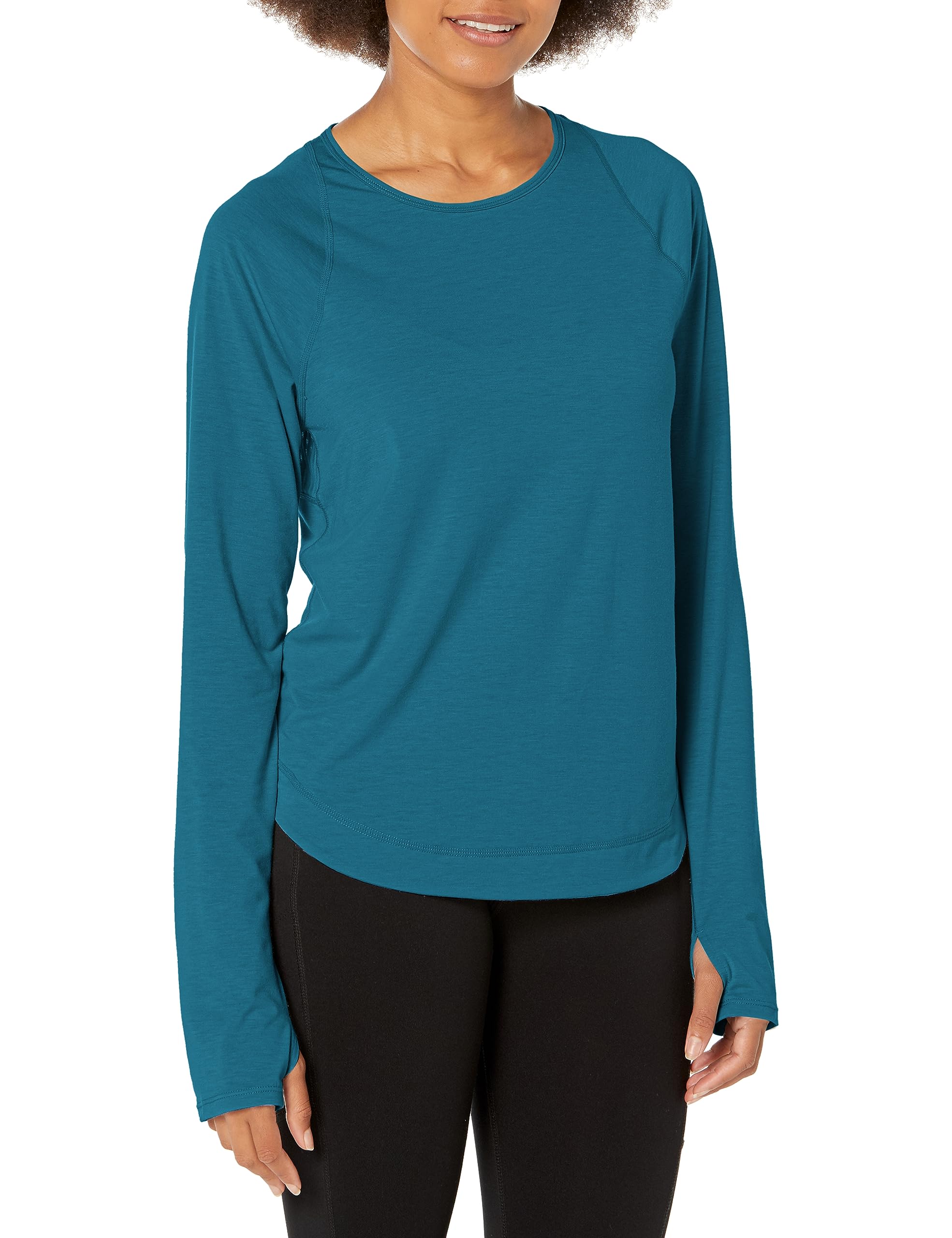 Sweaty Betty Women’s Breathe Easy Crewneck WOURKOUT Long Sleeve TOP