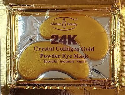 AICHUN BEAUTY 100pc Gold Collagen Eye Masks Dark Circles Bags Puffiness Anti