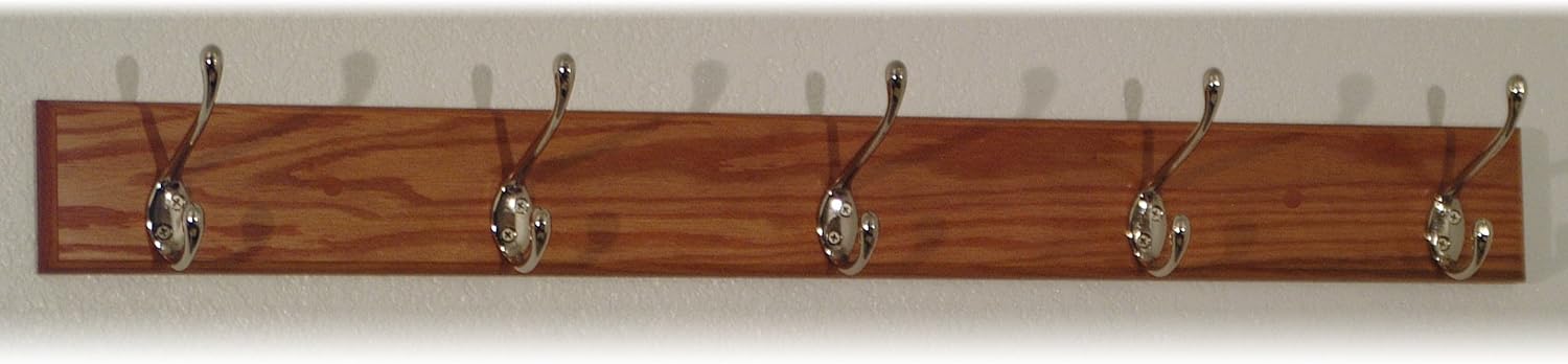 Best Wall Mounted Oak Coat Rack