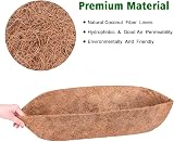 Qianderer 2Pcs Coco Liner 24 Inch Wall-Mounted Trough Replacement Liners view 5
