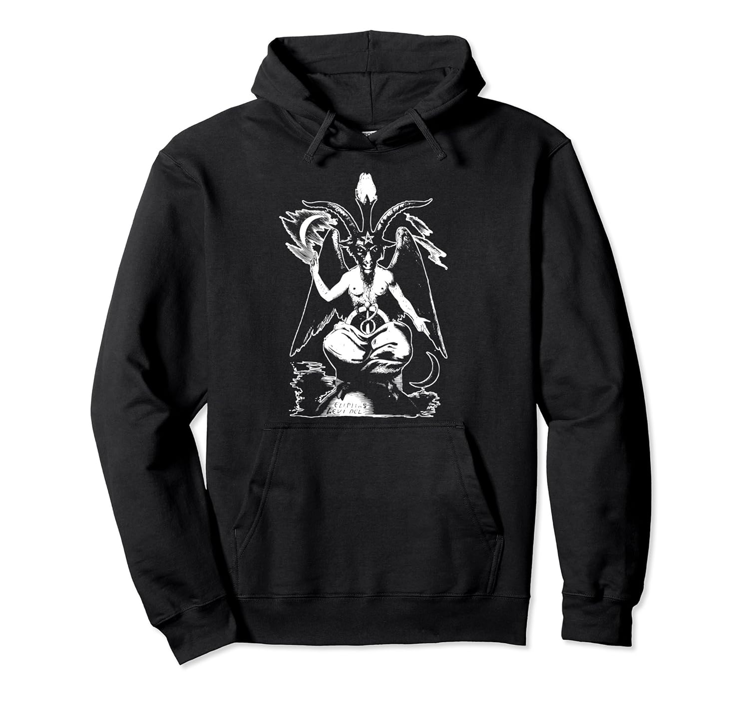 Baphomet Black Magic Satanic Devil Hoodie-Rose