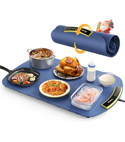 Amazon.com: Laudlife Electric Warming Mat for Food, Roll-Up