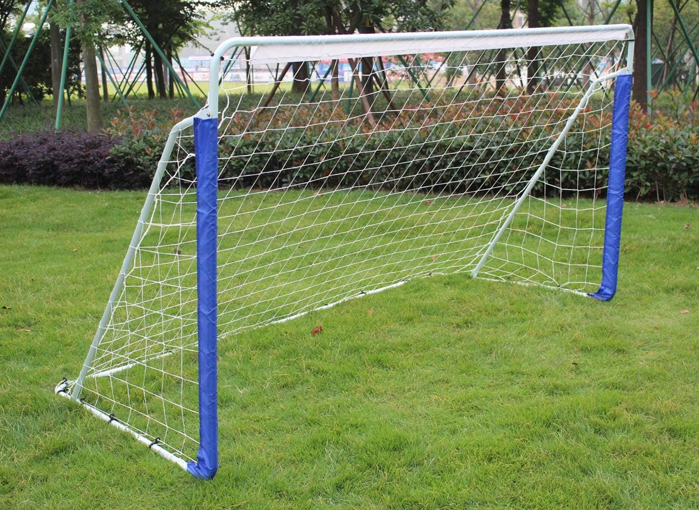 KLB Sport 8' x 5' Portable Steel Soccer Goal with Net and Carry Bag : Sports & Outdoors