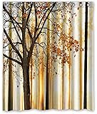 KXMDXA Autumn Fall Trees Maple Tree Sunset Waterproof Polyester Fabric Shower Curtain 60 x 72 inch