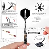CyeeLife Dart Accessories Kit Professional Darts Set Flights Shafts Sharpener view 4