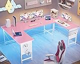 Pamray 71 Inch Large Computer Desk with Power