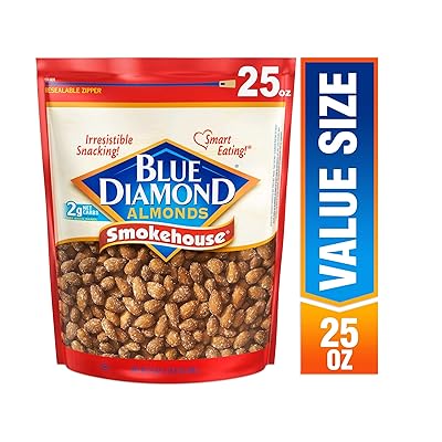 Blue Diamond Almonds, Smokehouse, 25 Ounce