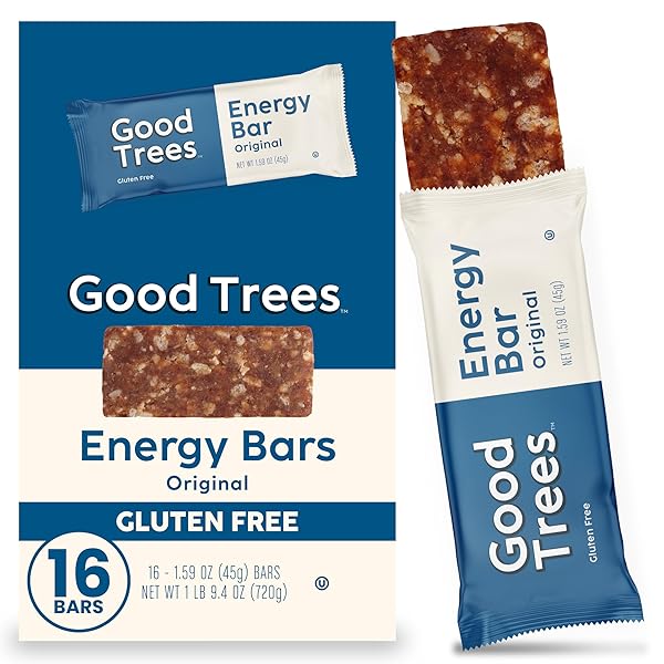 GOOD TREES ORIGINAL FLAVOR ENERGY BARS, GLUTEN-FREE SNACK...
