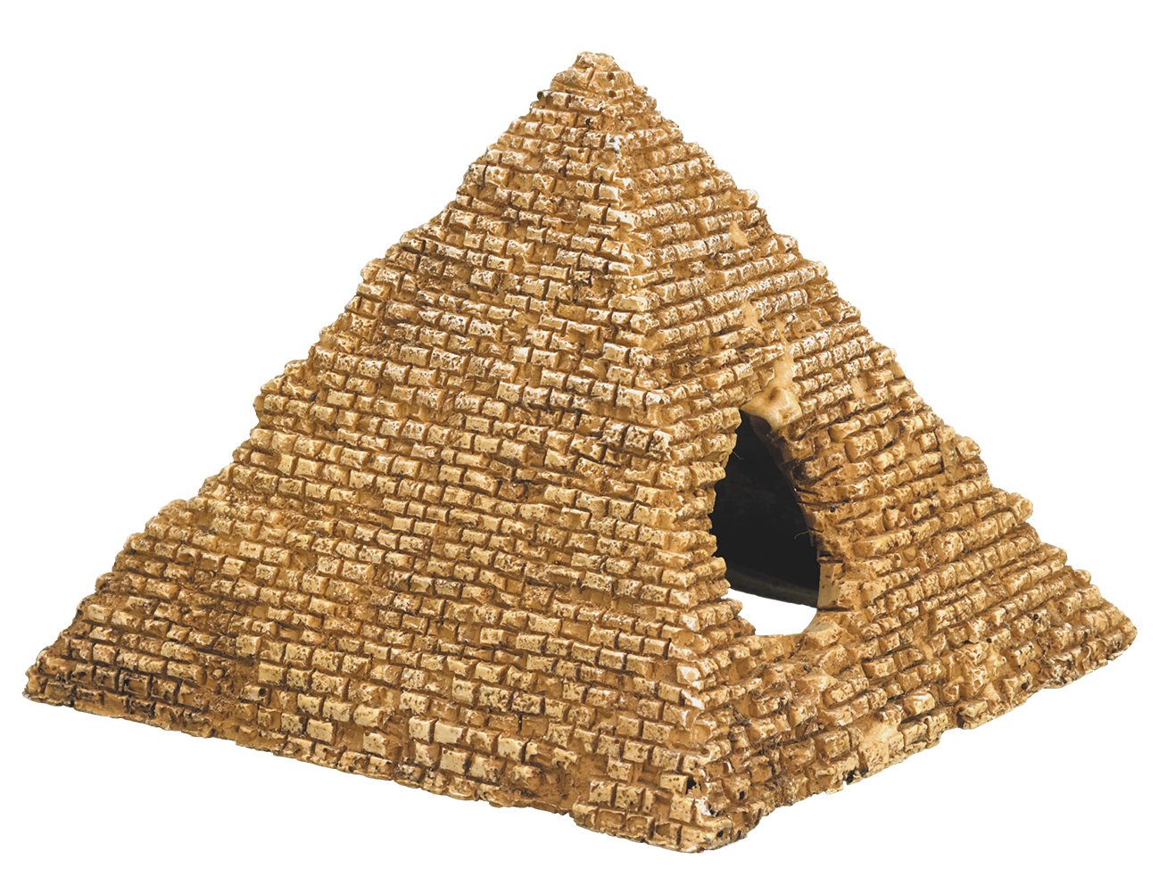 Nobby Pyramid Aquarium Hanging Ornaments, 10.5 x 10 x 8 cm, Gold, Egyptian, Halloween