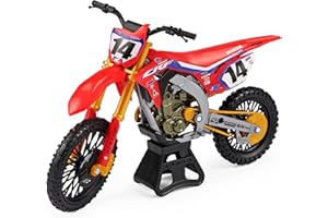 Supercross, Authentic Cole Seely 1:10 Scale Collector Die-Cast Motorcycle Replica with Display Stand