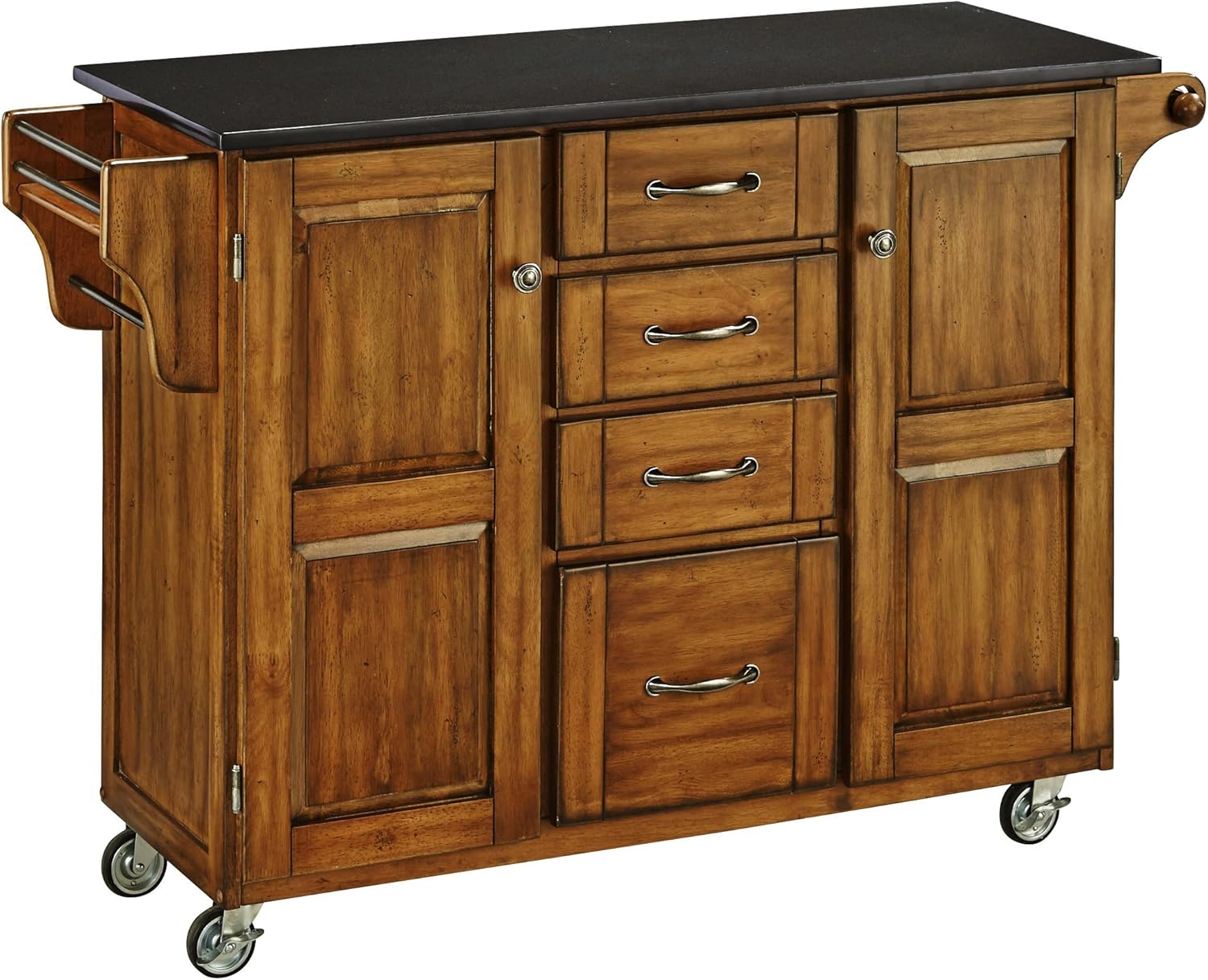 Amazon Com Home Styles Create A Cart Cottage Oak Kitchen Cart