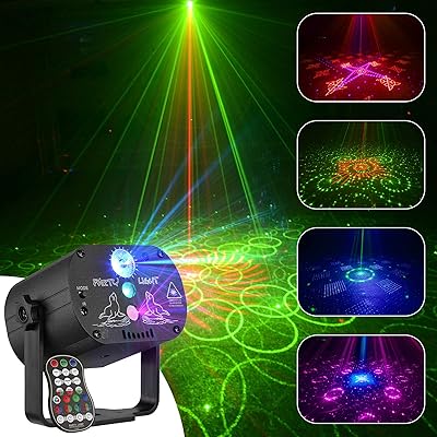 Buy Mini Party Laser Projector Light Sound Activated Dj Disco Stage Light With Remote Control Timer Function For Christmas Birthday Celebration Wedding Bar Karaoke Online In Turkey B08k2pwcjm