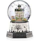 Lenox Haunted Village Light-Up Snow Globe
