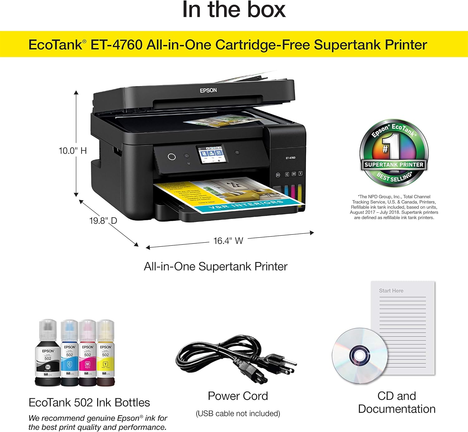 best ink tank printer 2018