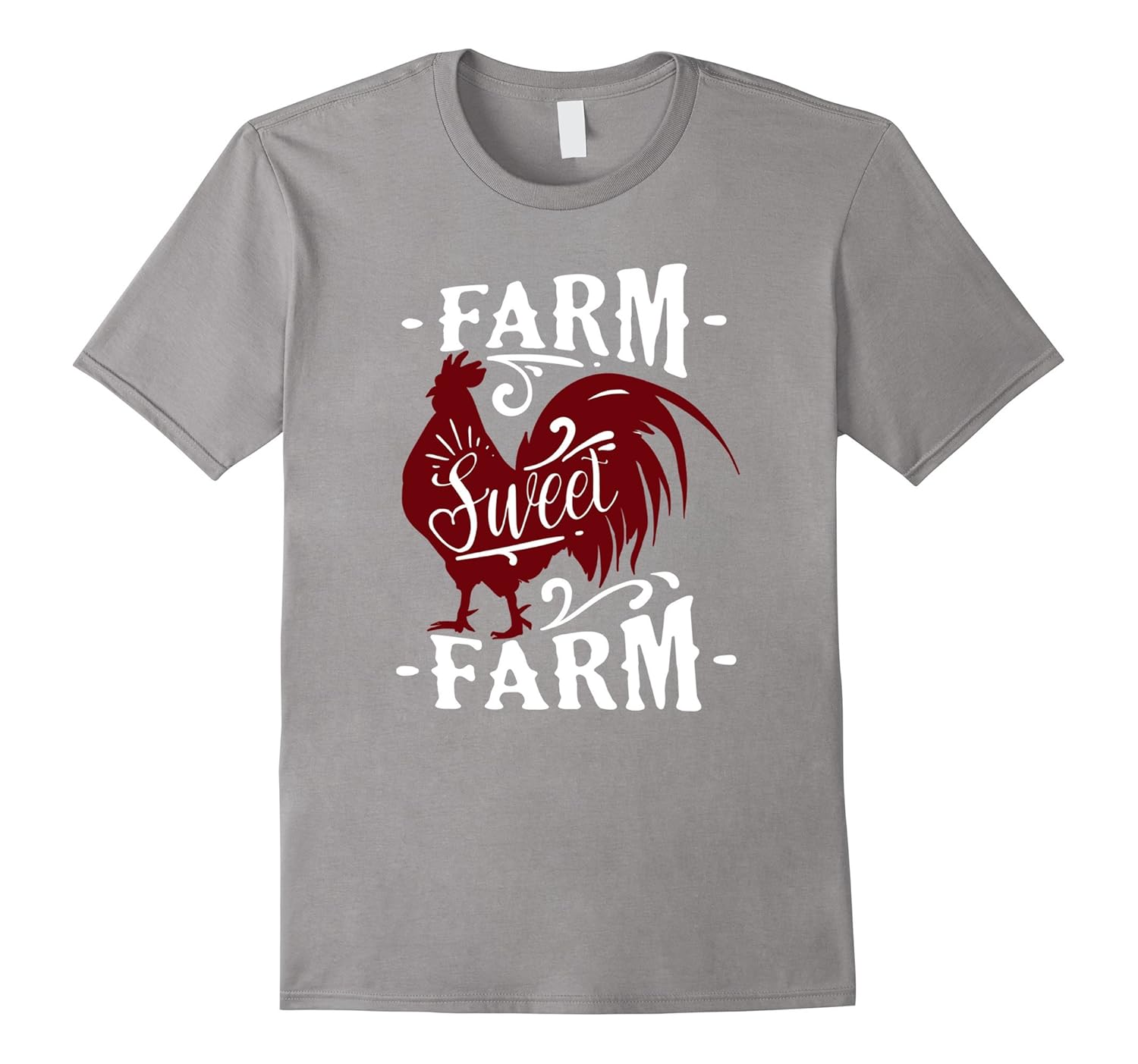 Farm Sweet Farm Cute & Funny Chicken Farmer TShirtCL Colamaga