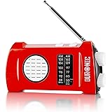 Emergencia Solar Manivela Linterna De Dinamo Radio Con Am Fm