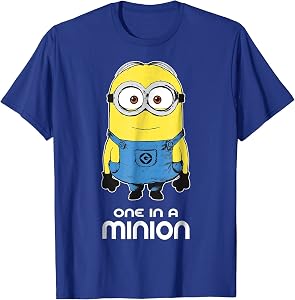 Despicable Me Minions Bob One in A Minion Graphic T-Shirt T-Shirt