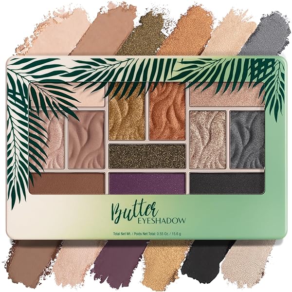 PHYSICIANS FORMULA MURUMURU BUTTER EYESHADOW PALETTE, DERMATOLOGIST APPROVED, SULTRY NIGHTS