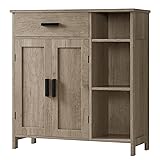 FIONESO Storage Cabinet, Floor Cabinet Wooden