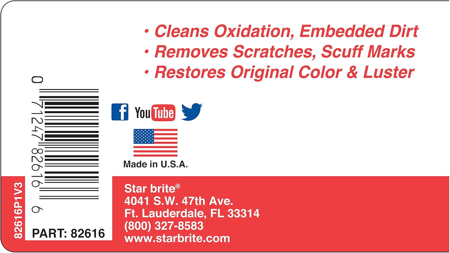 Star brite Paste Rubbing Compound Medium - 14 oz: Sports & Outdoors