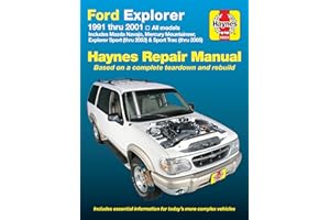 Ford Explorer & Mazda Navajo 1991 thru 2001, Mercury Mountaineer 1997 thru 2001, Explorer Sport 200-2003 & Explorer Sport Tra